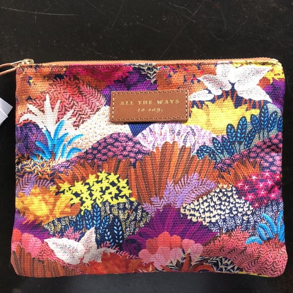 NWT All the Ways to Say clutch bag - Picture 3 of 7